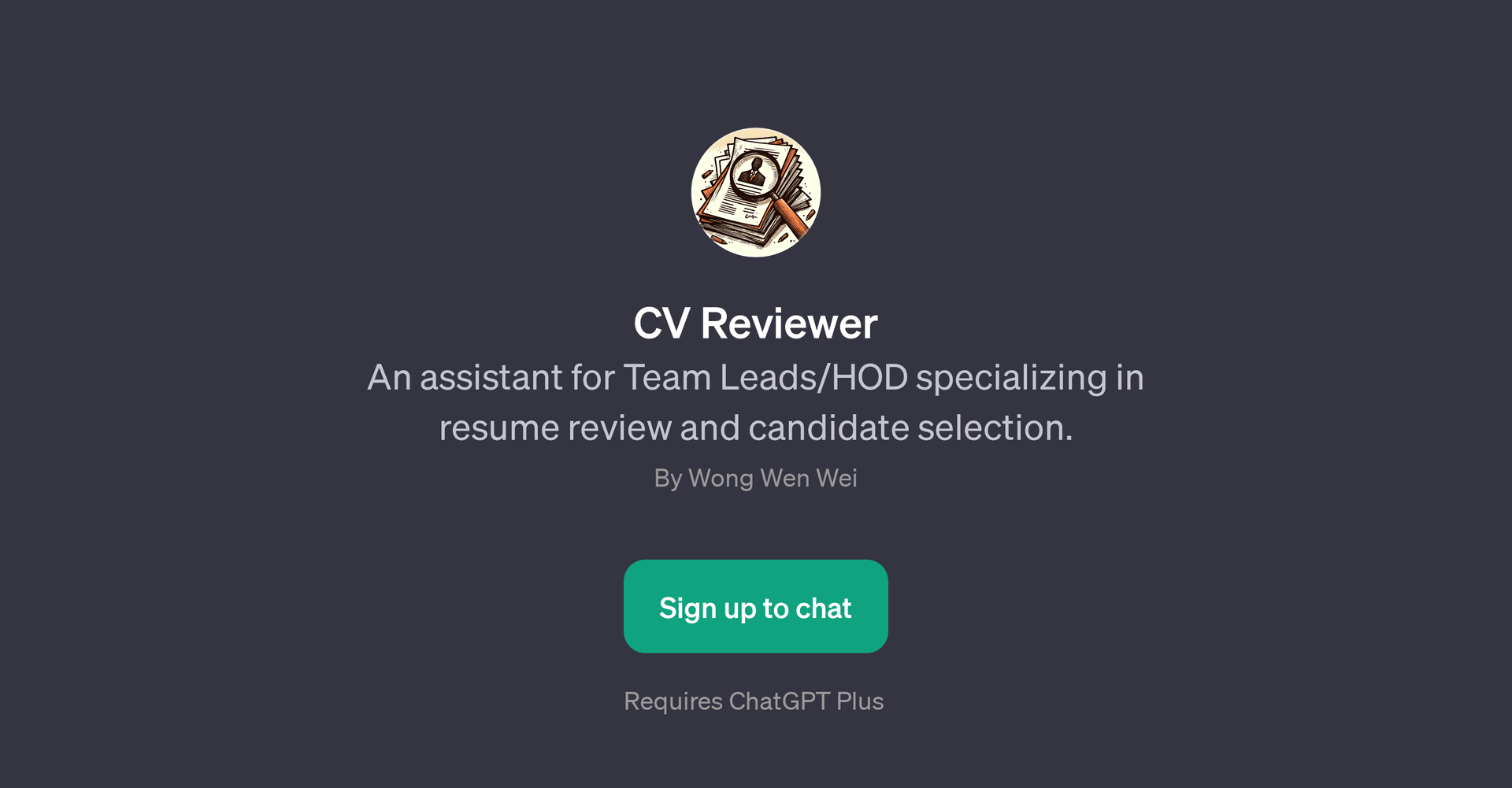 CV Reviewer