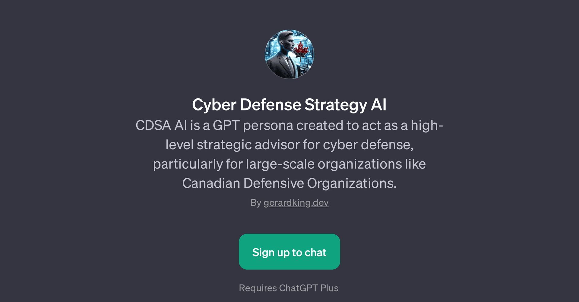 Cyber Defense Strategy AI (CDSA AI)