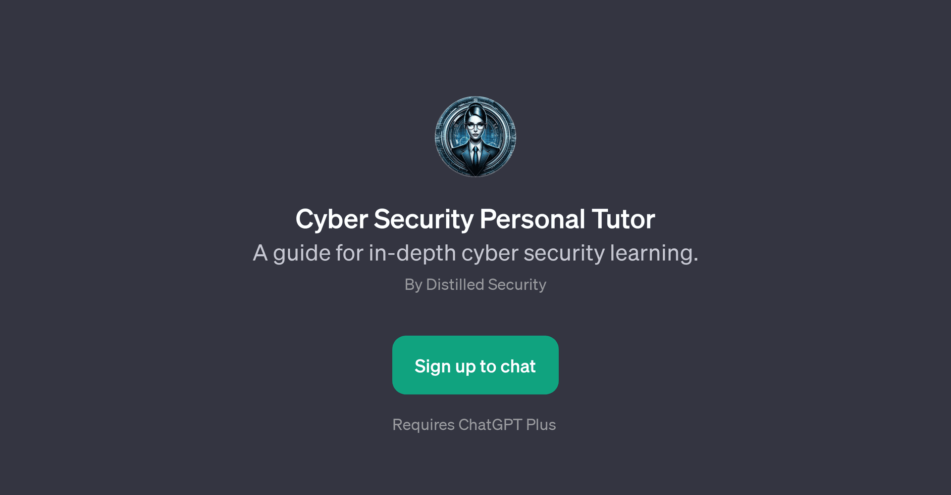 Cyber Security Personal Tutor