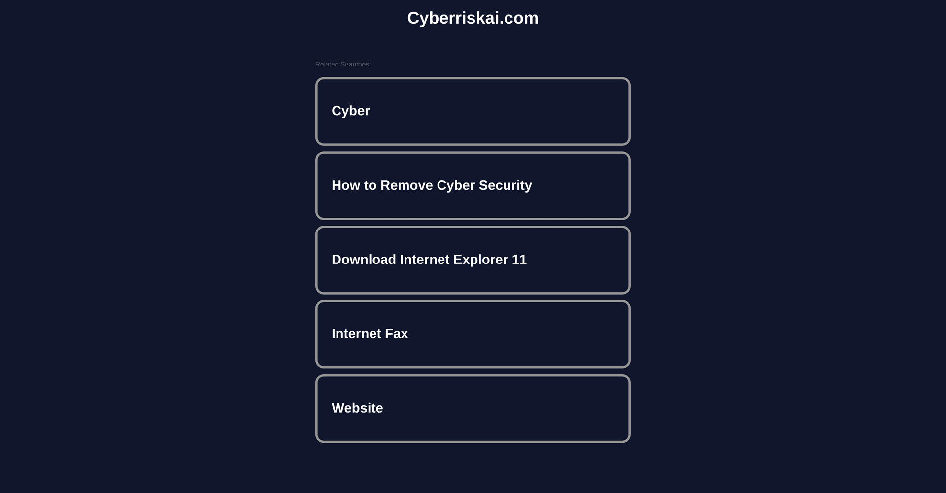 Cyberriskai