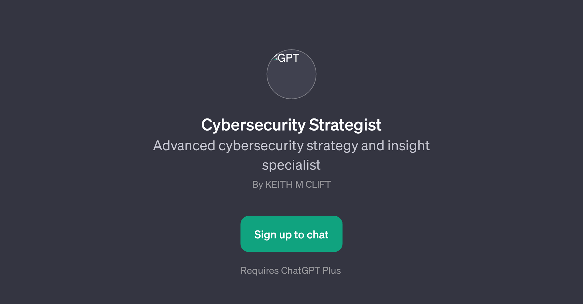 Cybersecurity Strategist