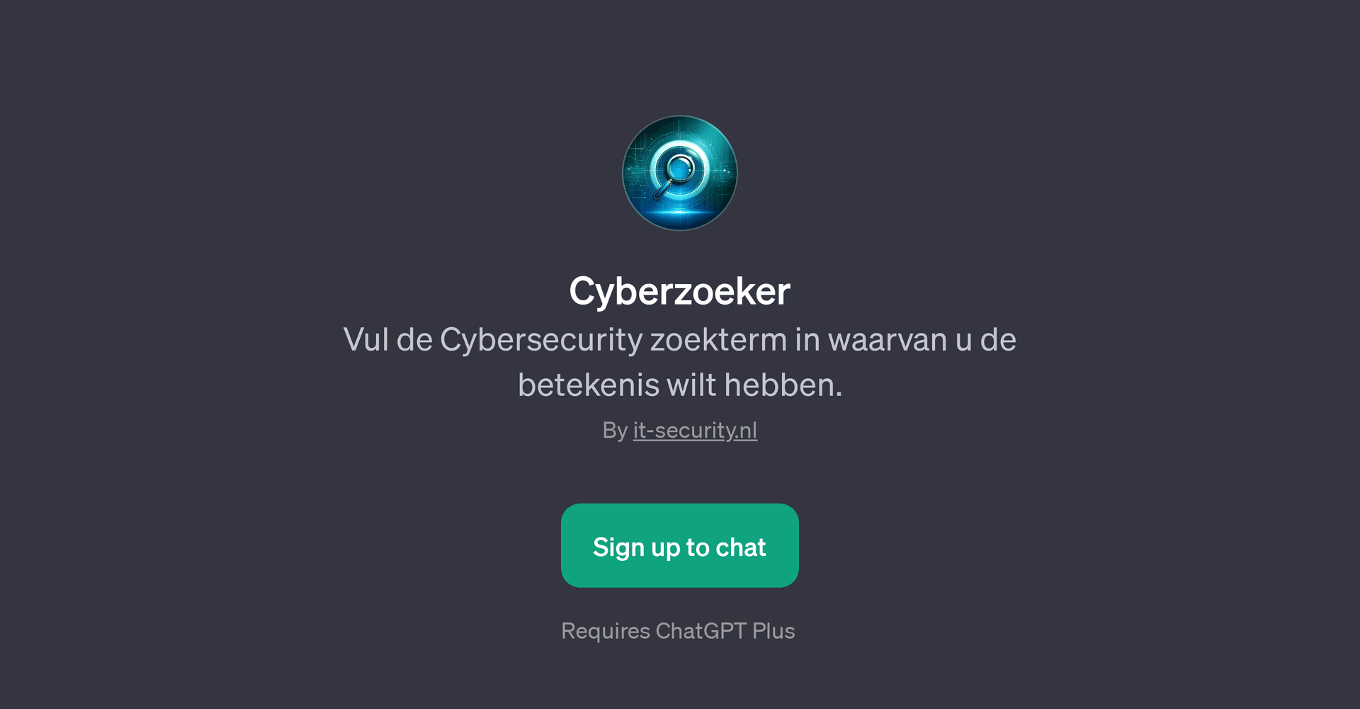 Cyberzoeker