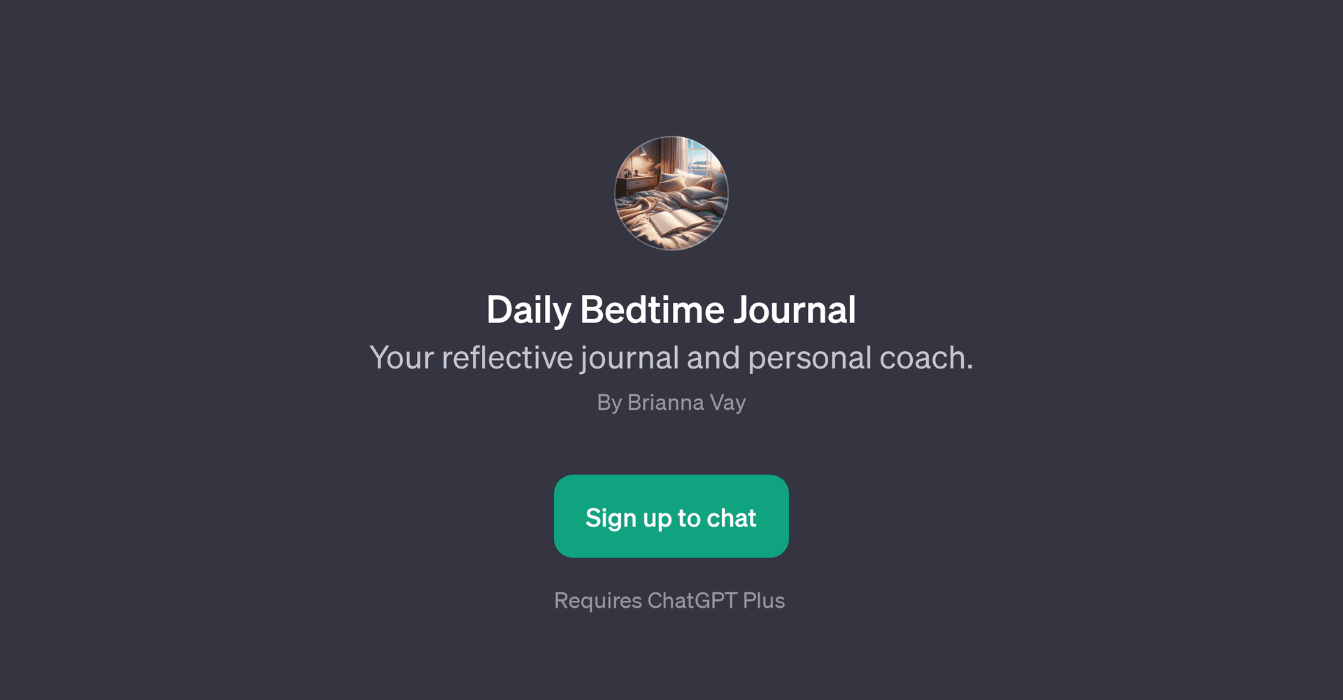 Daily Bedtime Journal
