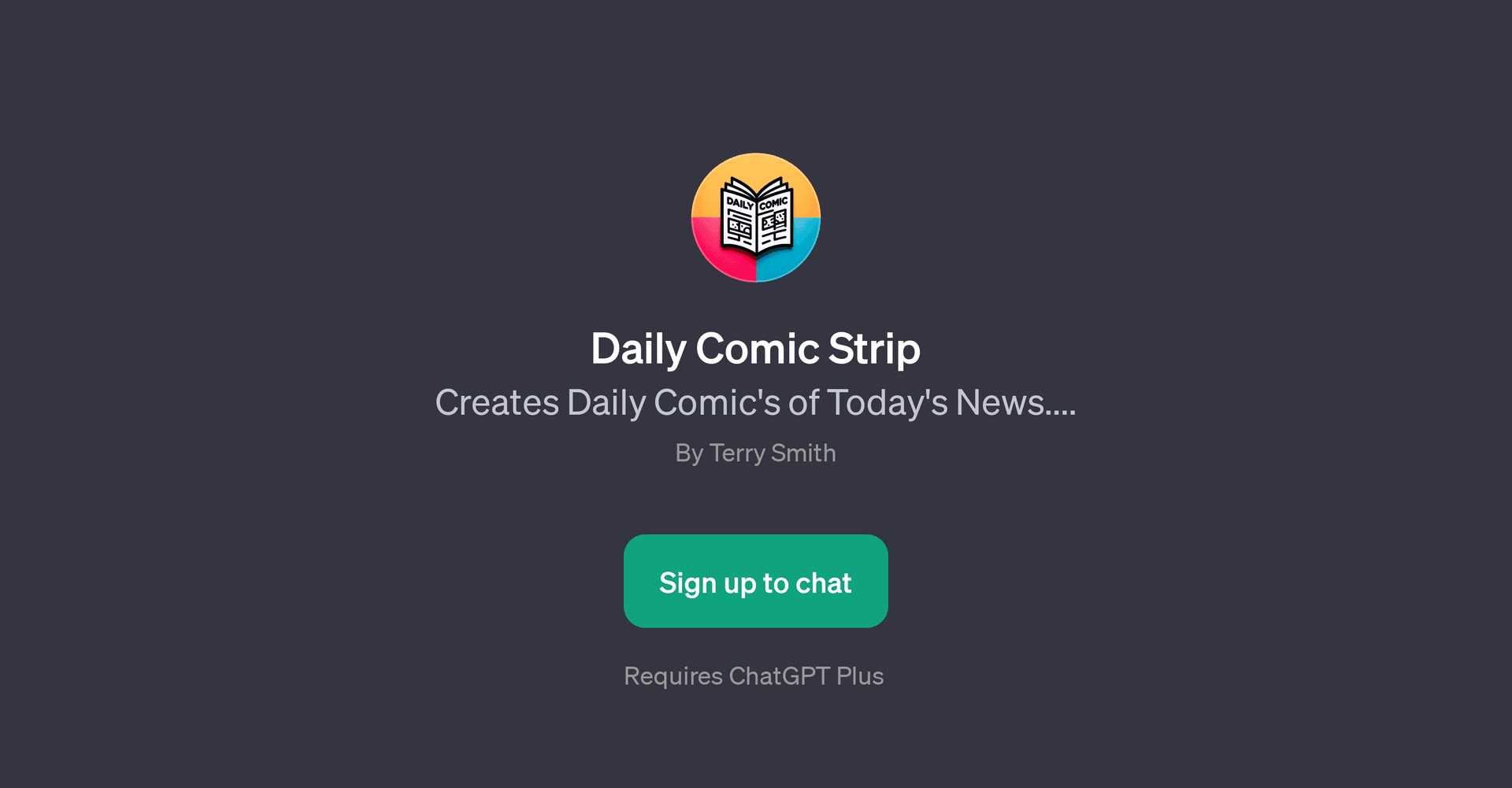Daily Comic Strip GPT
