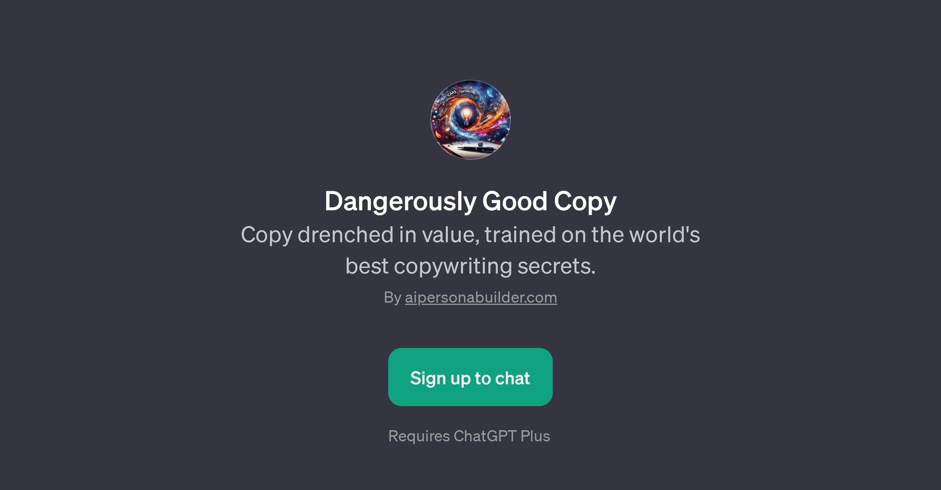 Dangerously Good Copy