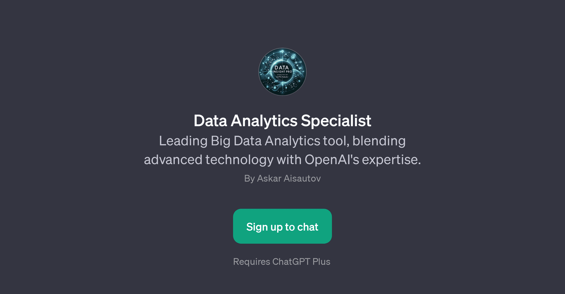 Data Analytics Specialist
