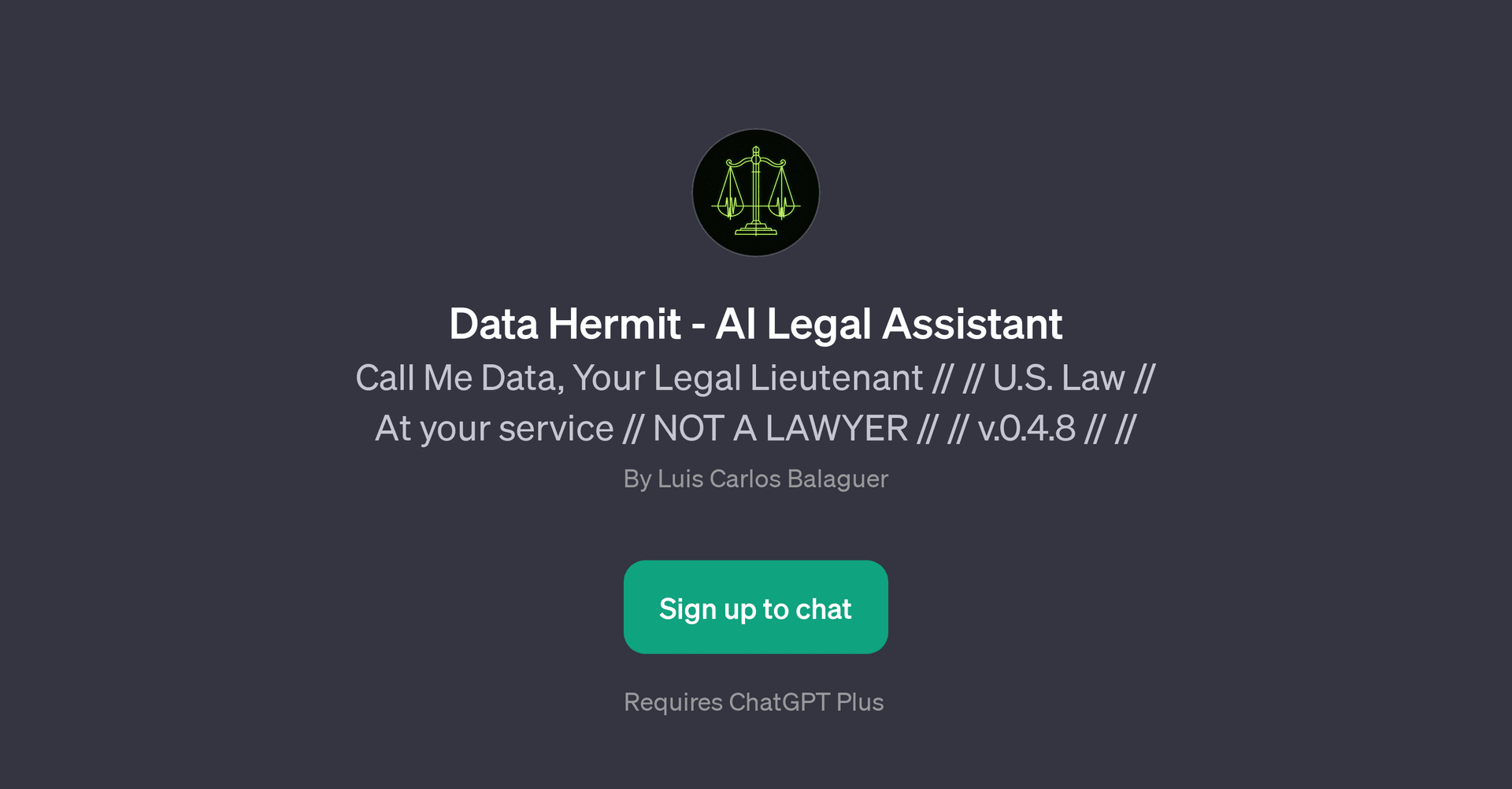 Data Hermit - AI Legal Assistant