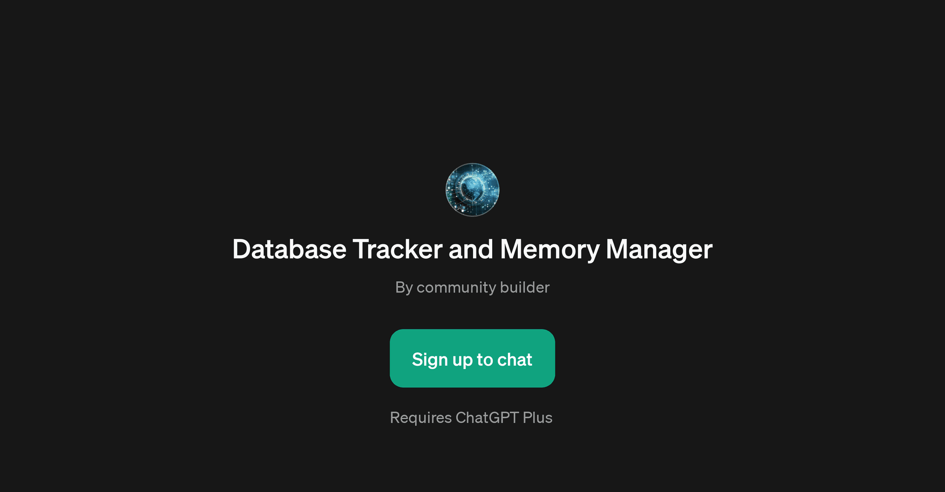 Database Tracker and Memory Manager