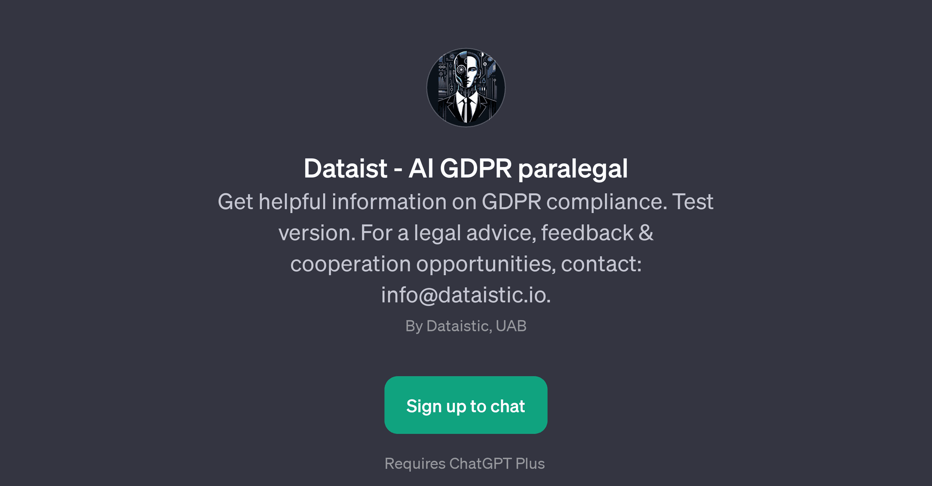 Dataist - AI GDPR Paralegal
