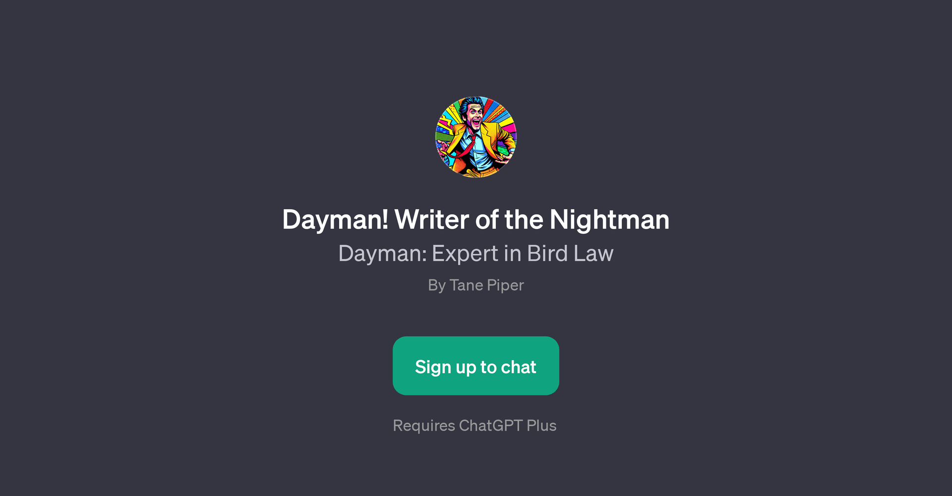 Dayman! Writer of the Nightman