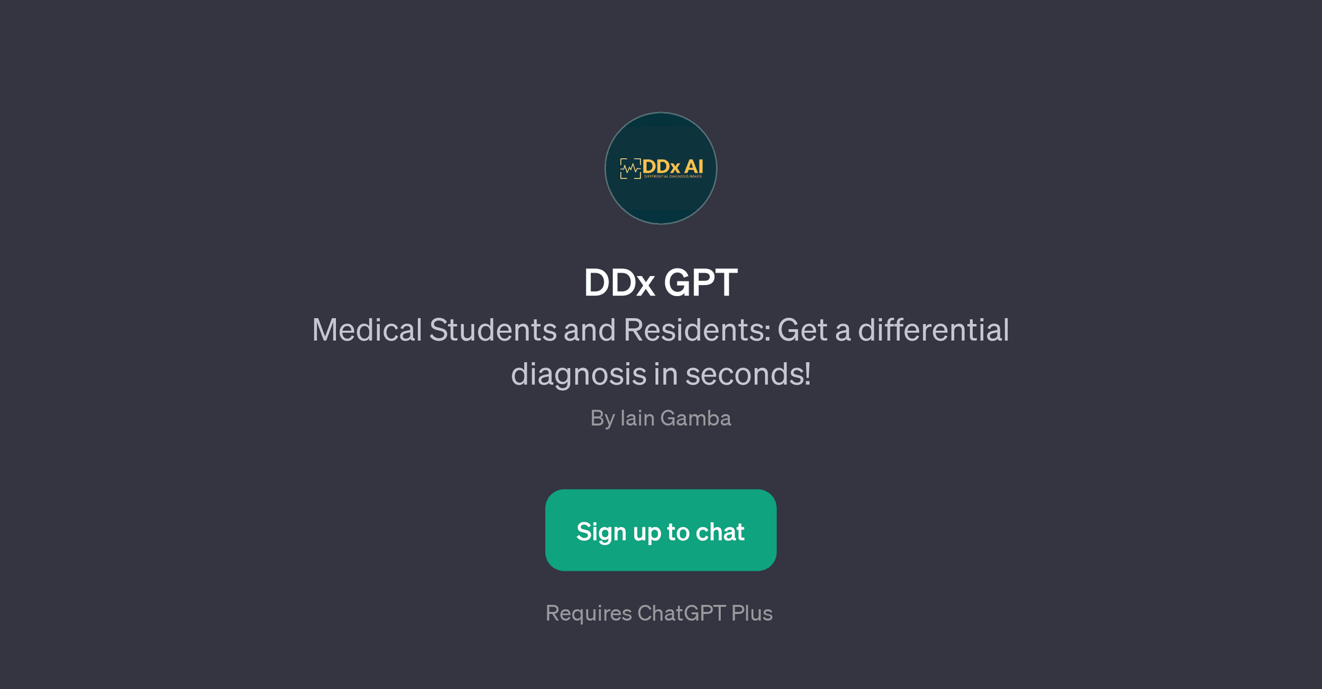 DDx GPT