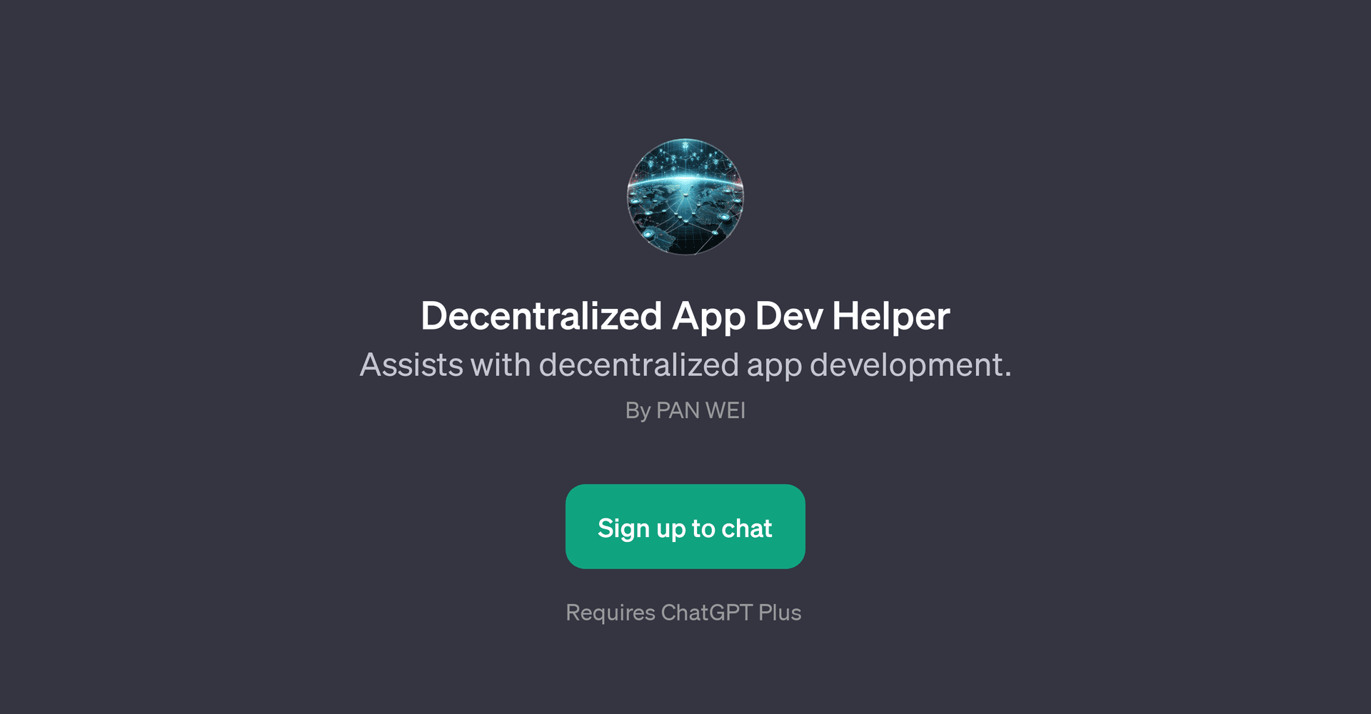 Decentralized App Dev Helper