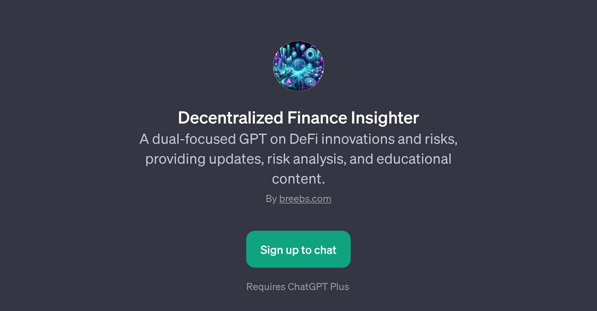 Decentralized Finance Insighter