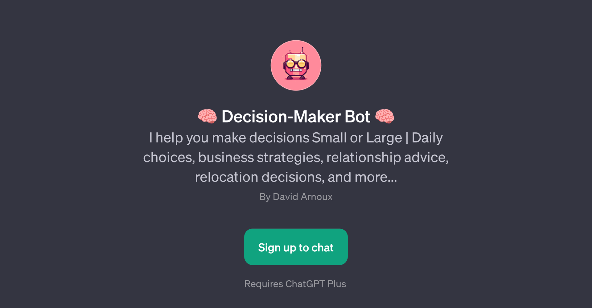 Decision-Maker Bot
