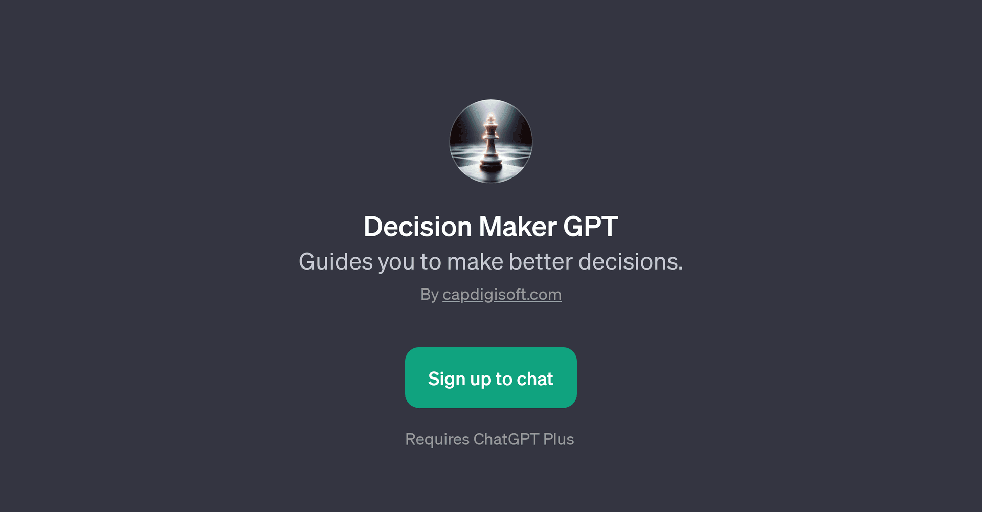 Decision Maker GPT