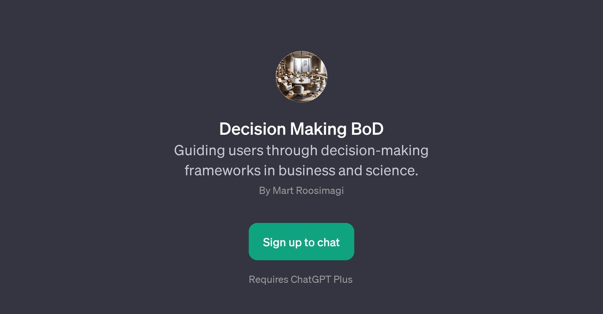 Decision Making BoD