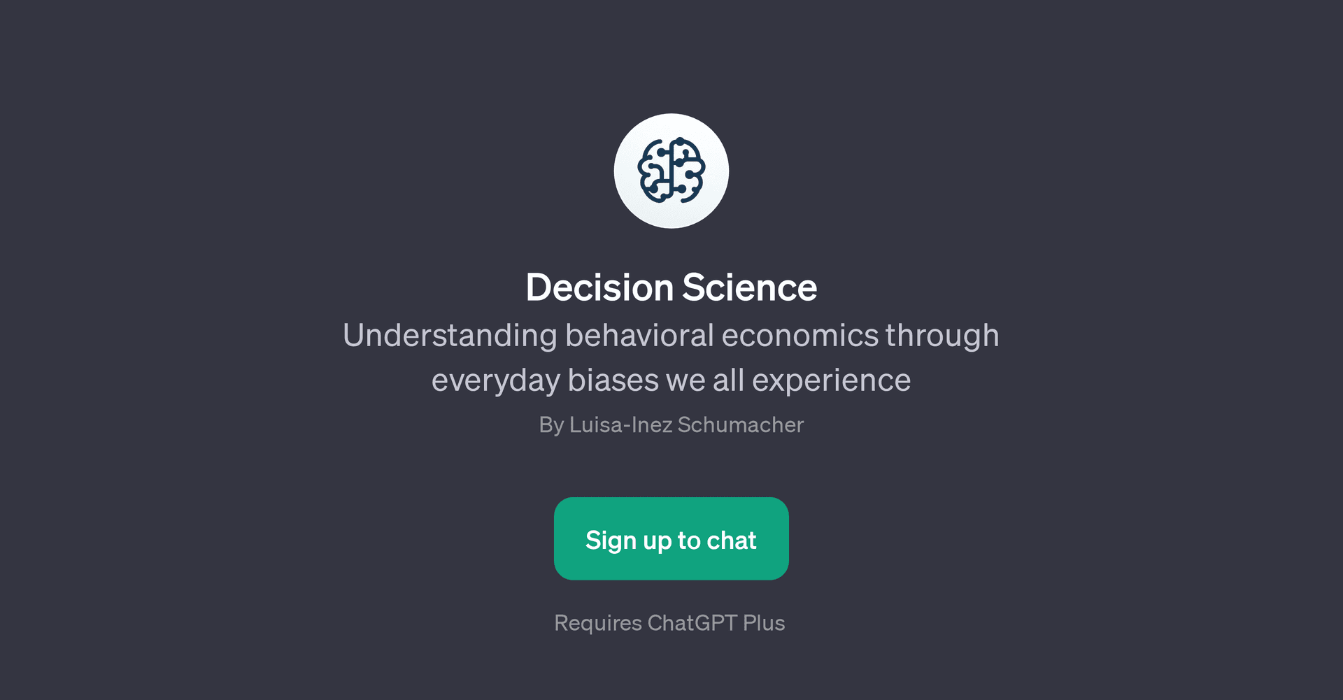 Decision Science