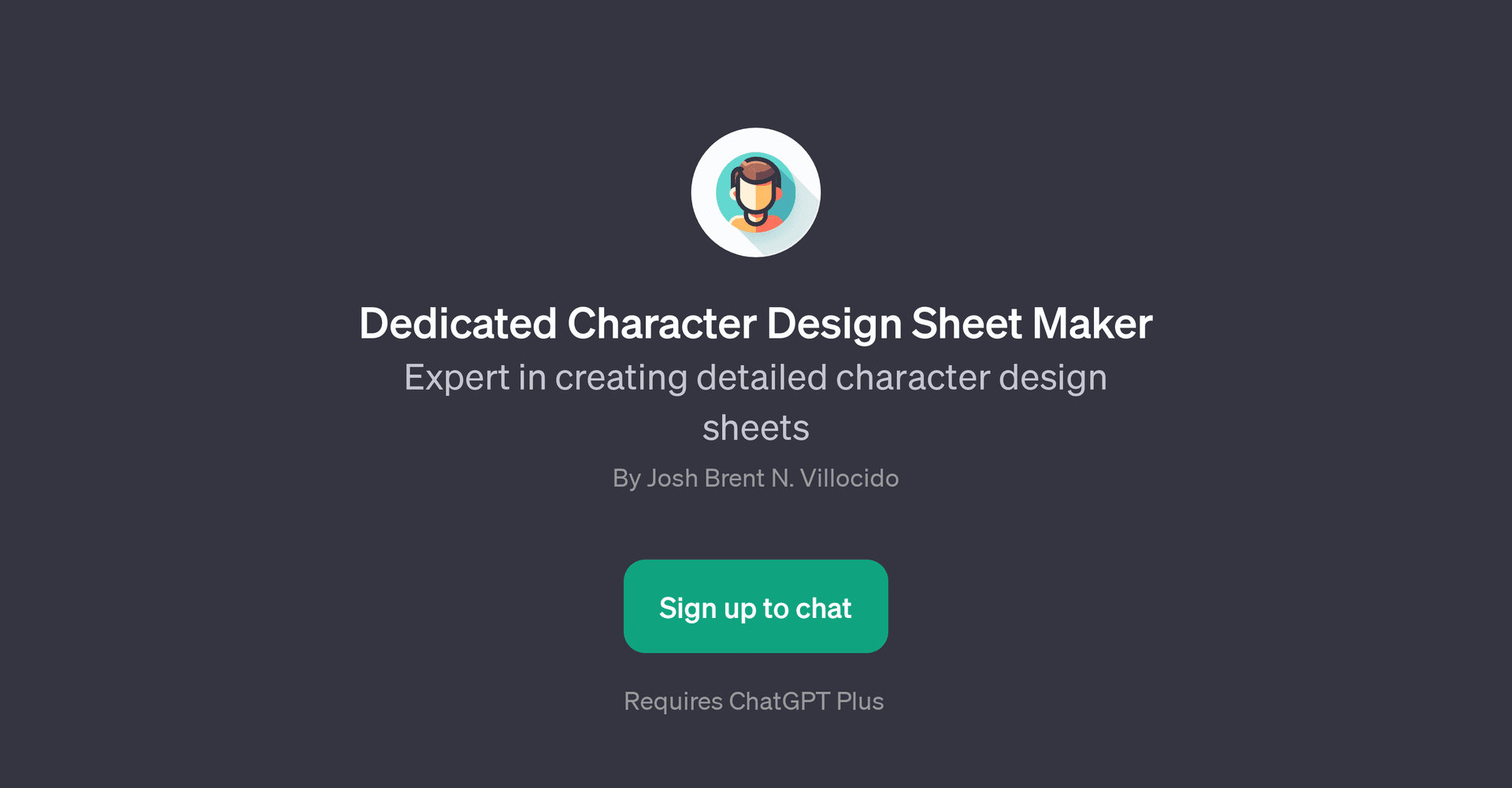 Dedicated Character Design Sheet Maker