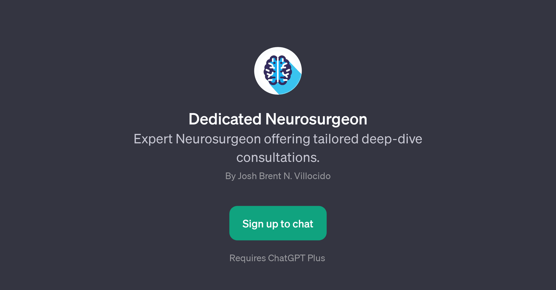 Dedicated Neurosurgeon