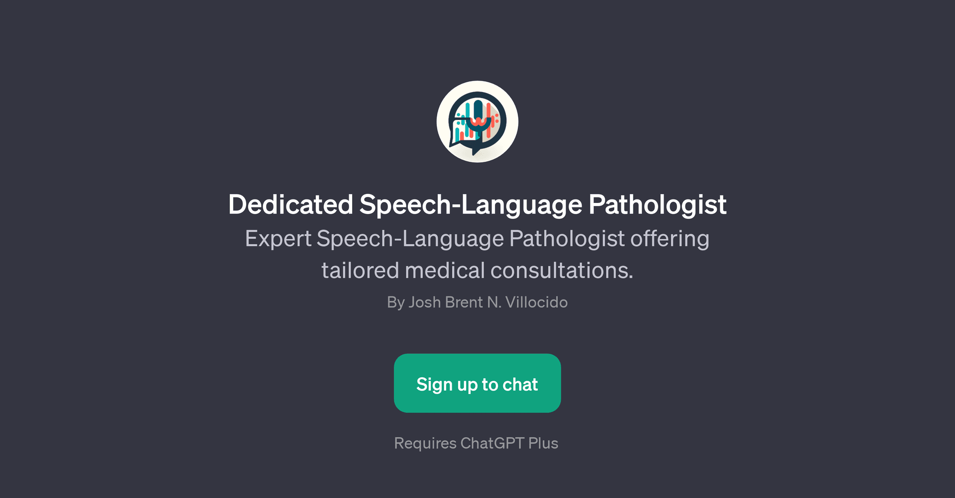 Dedicated Speech-Language Pathologist