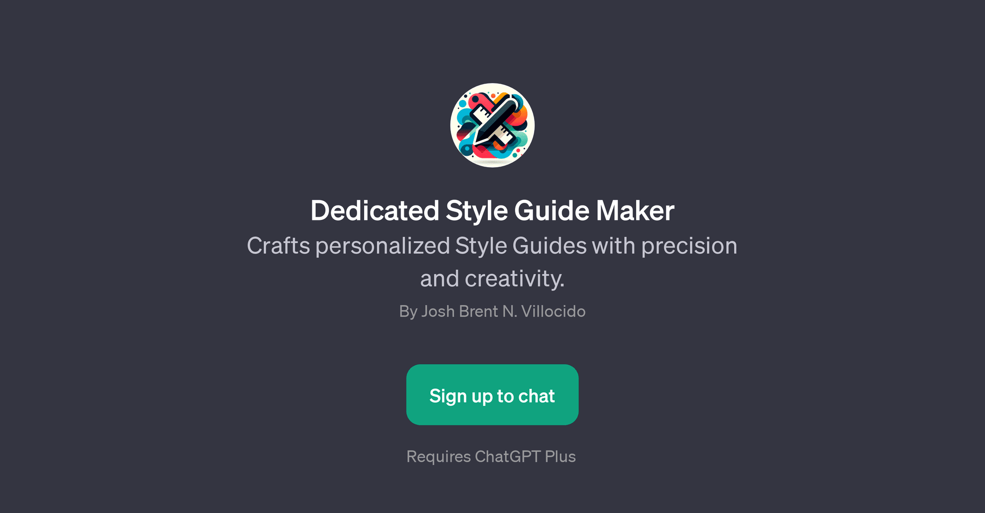 Dedicated Style Guide Maker
