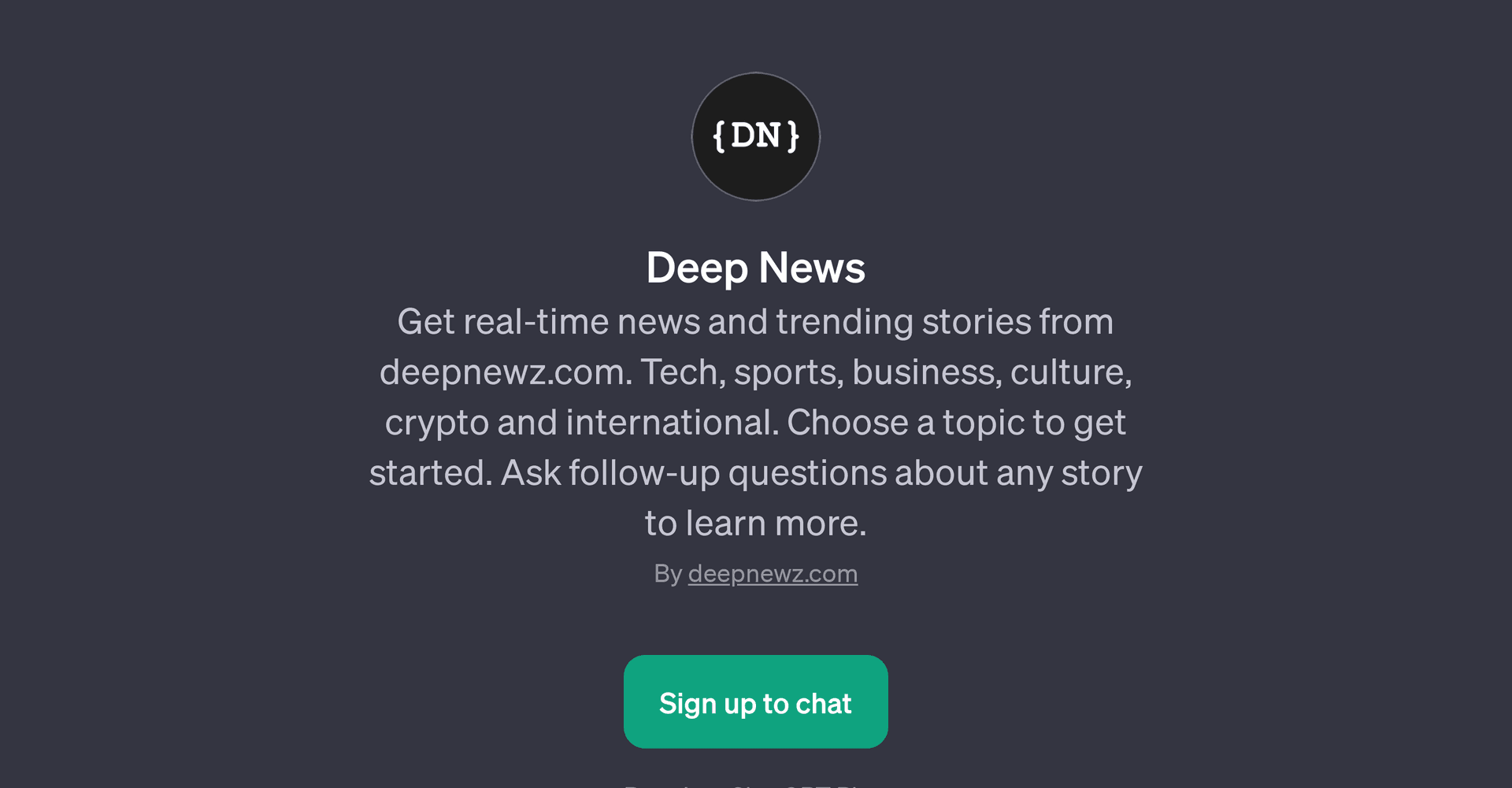 Deep News