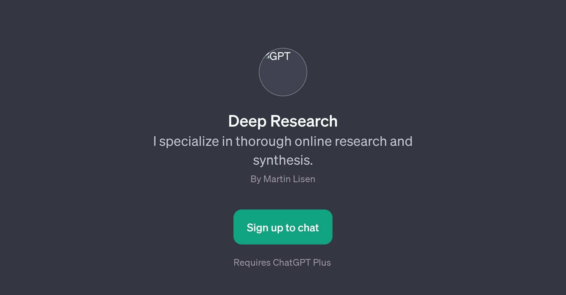 Deep Research