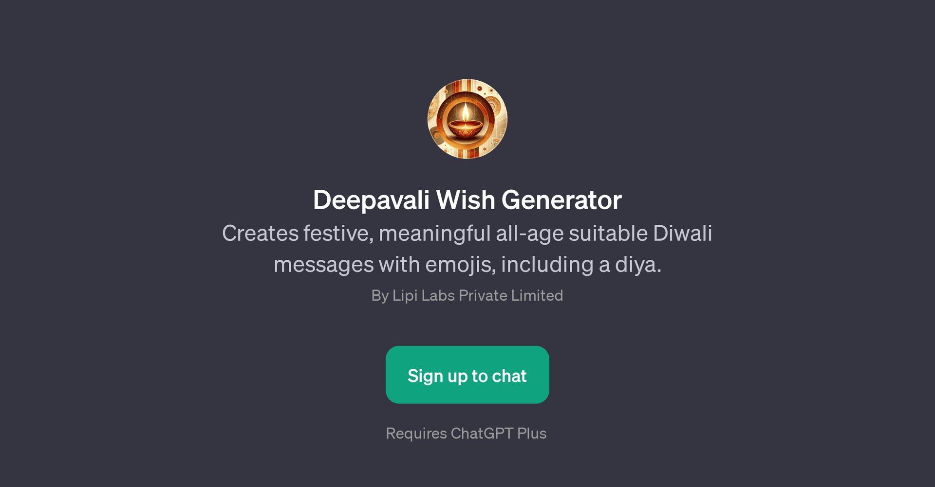 Deepavali Wish Generator