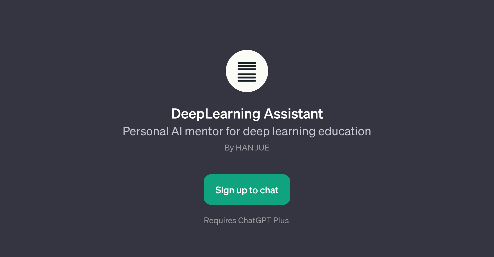 DeepLearning Assistant
