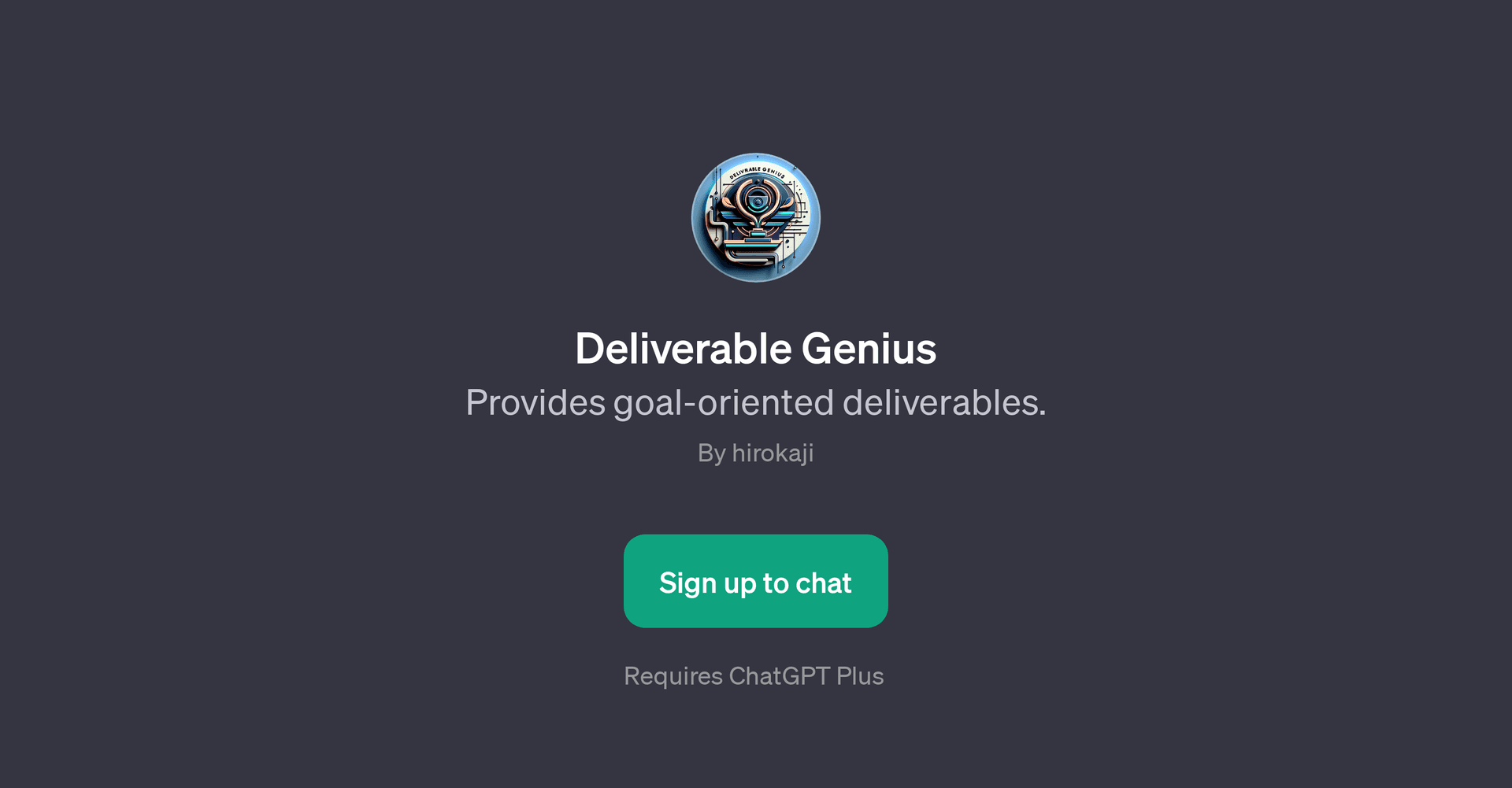 Deliverable Genius