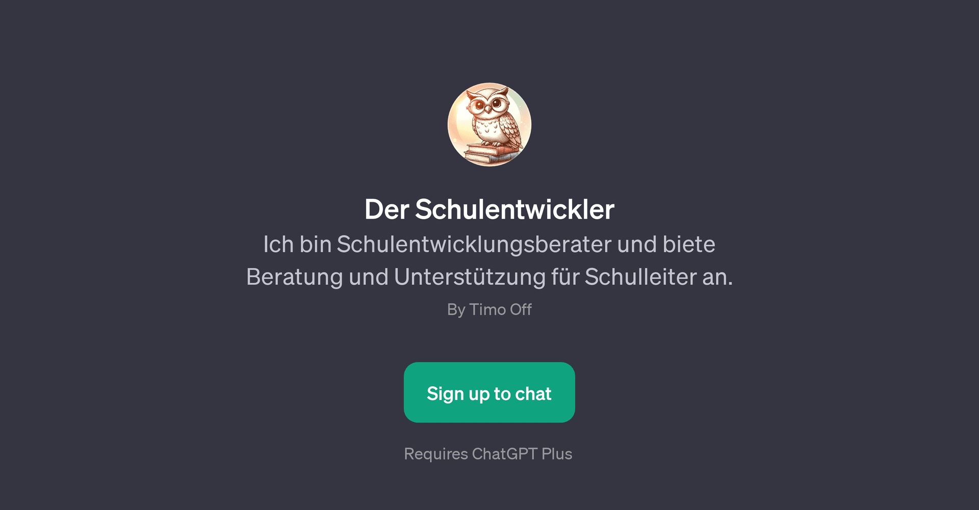 Der Schulentwickler