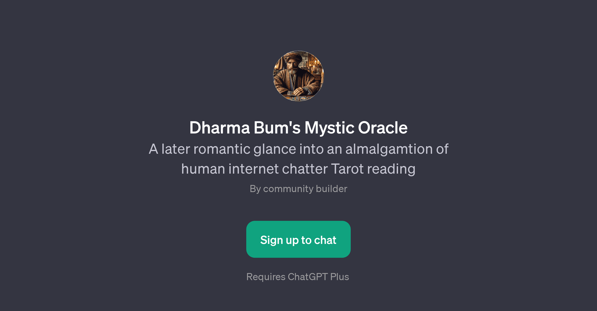 Dharma Bum's Mystic Oracle