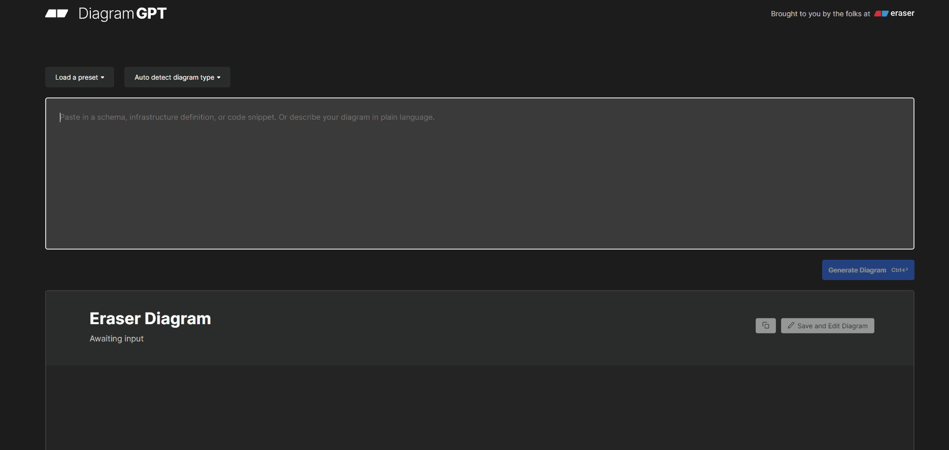 DiagramGPT by Eraser