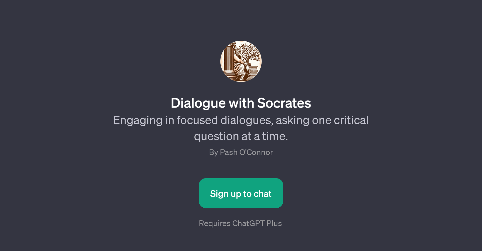 Dialogue with Socrates