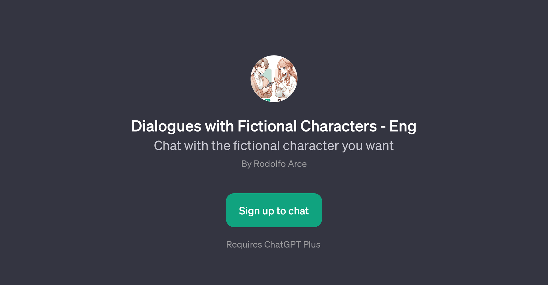 Dialogues with Fictional Characters - Eng