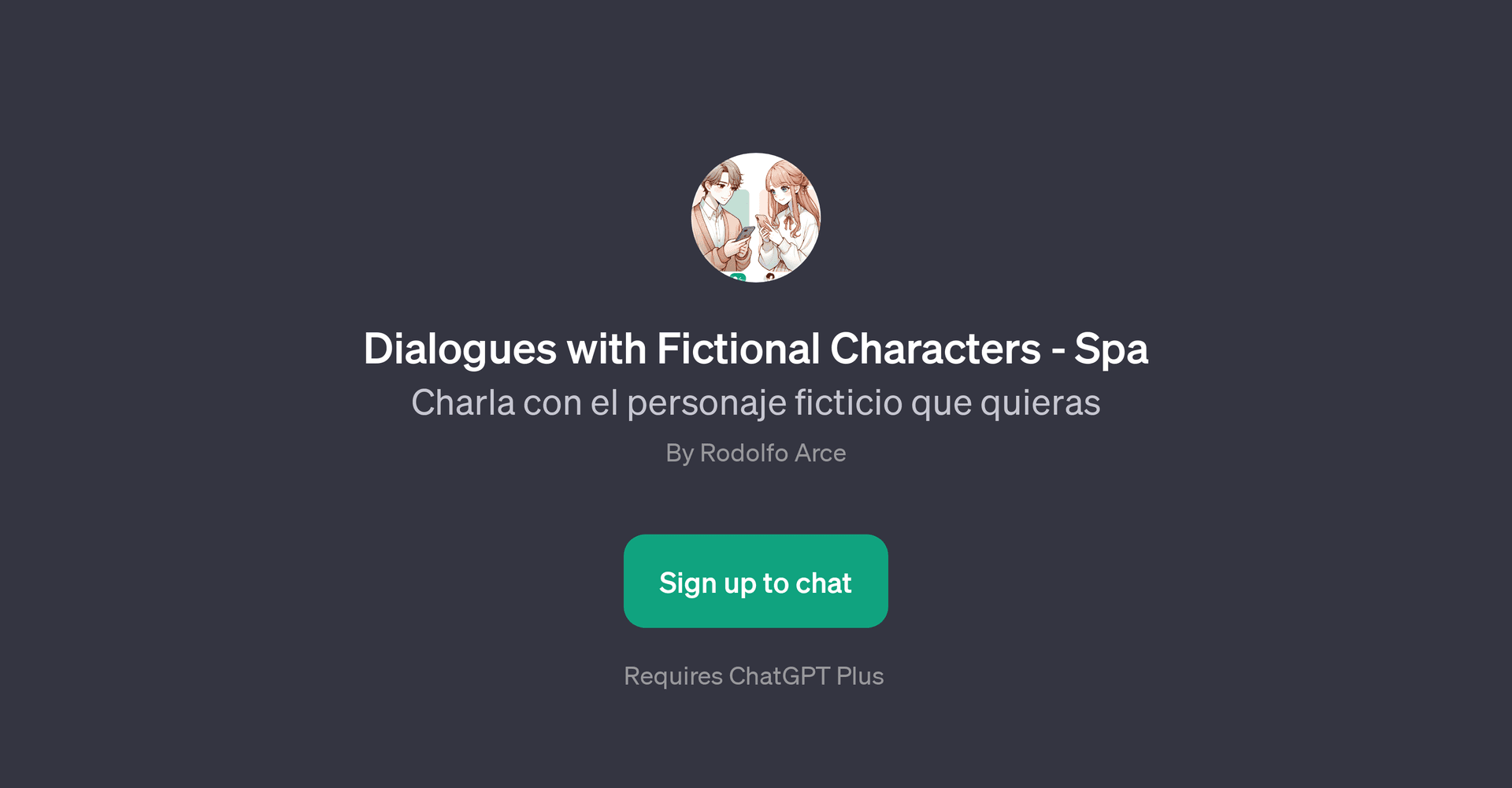 Dialogues with Fictional Characters - Spa
