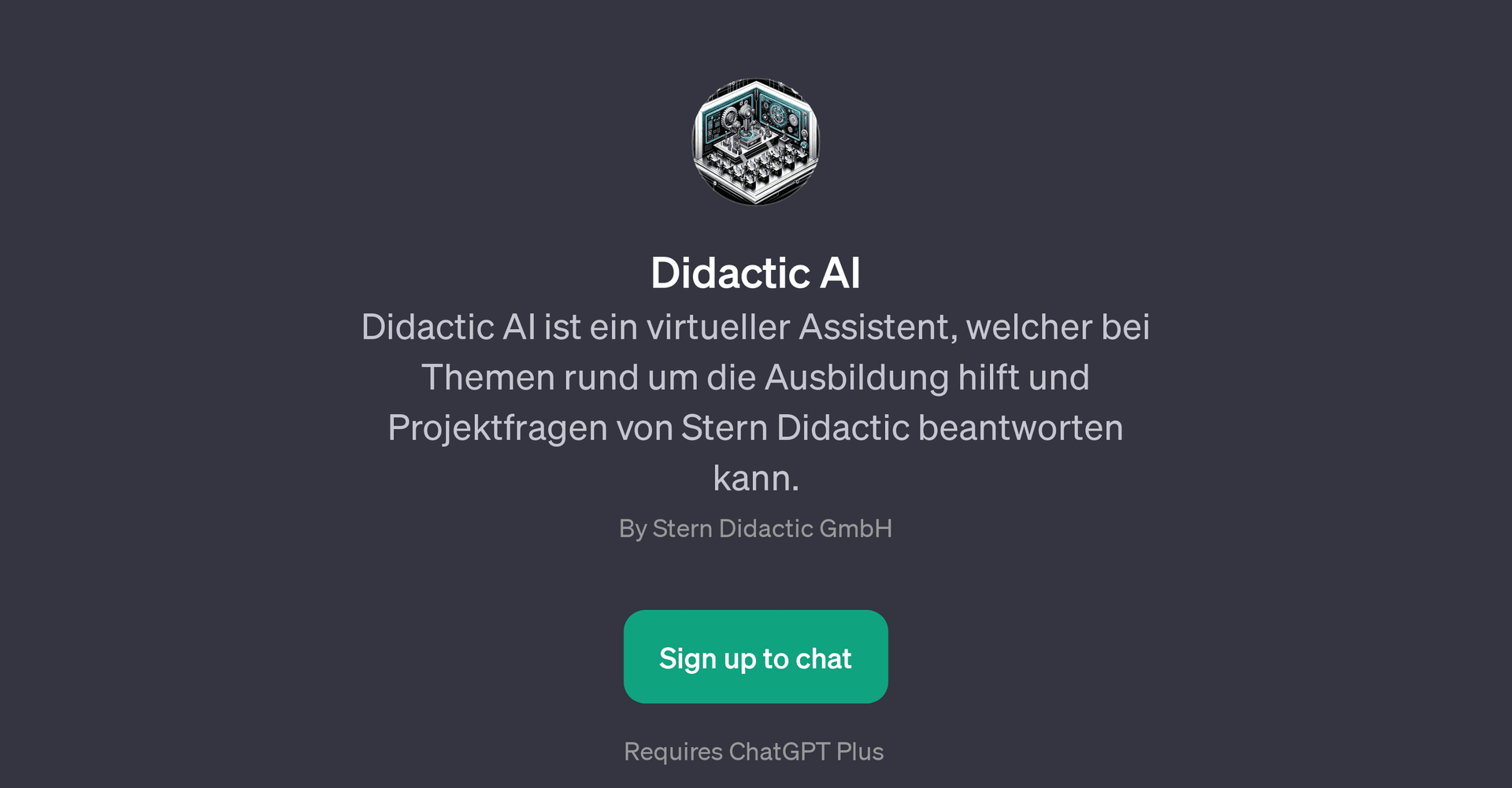 Didactic AI