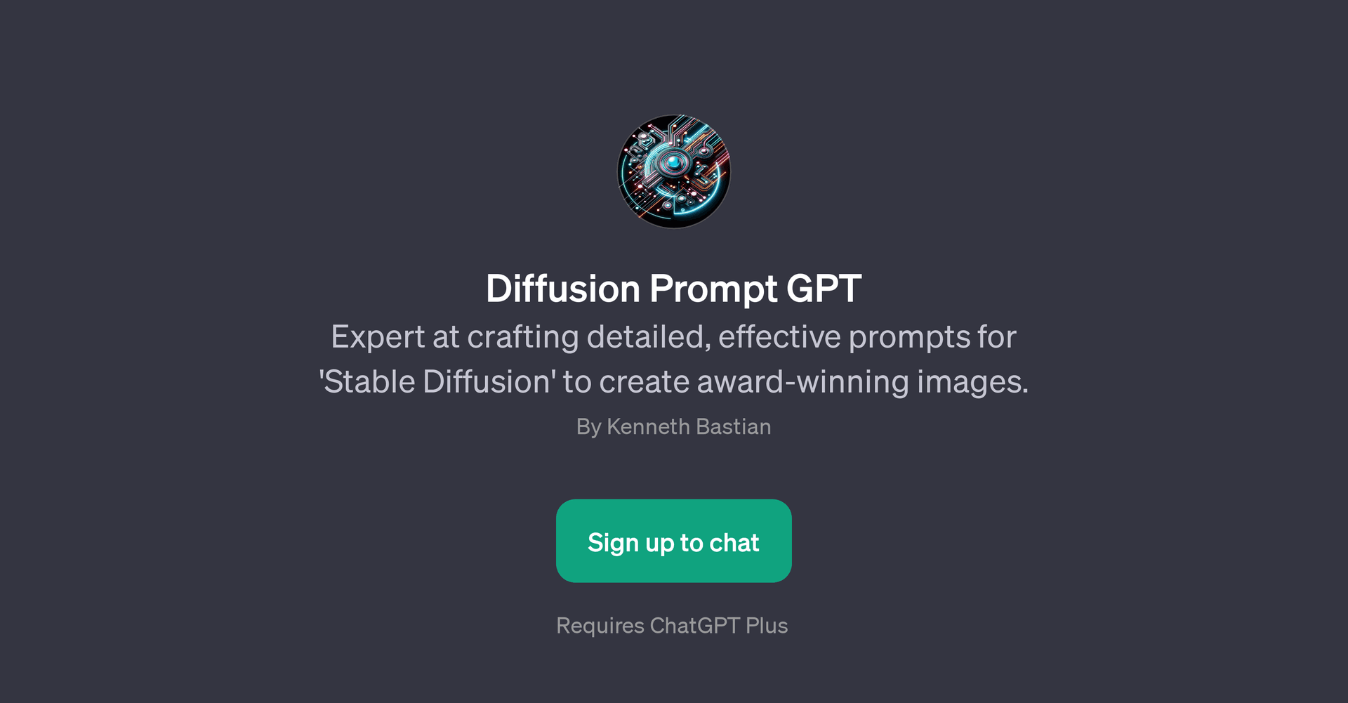 Diffusion Prompt GPT