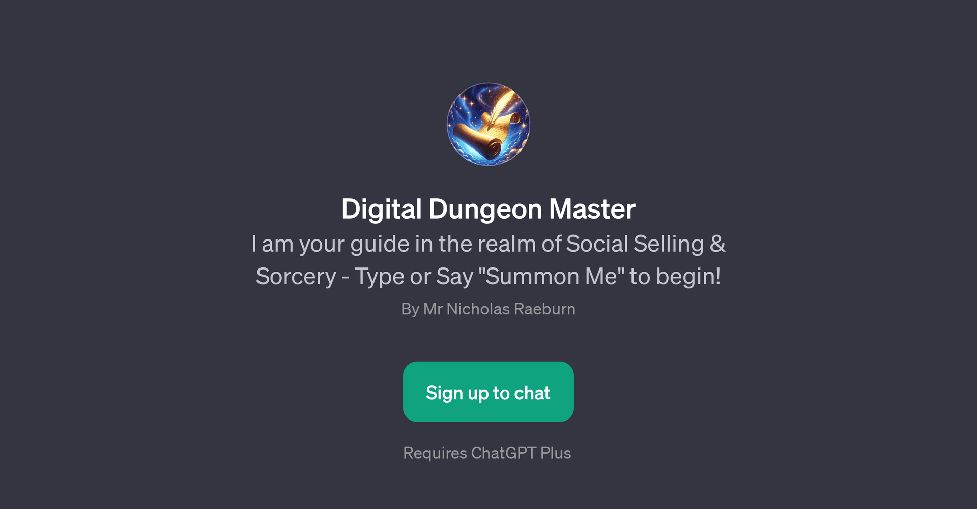 Digital Dungeon Master