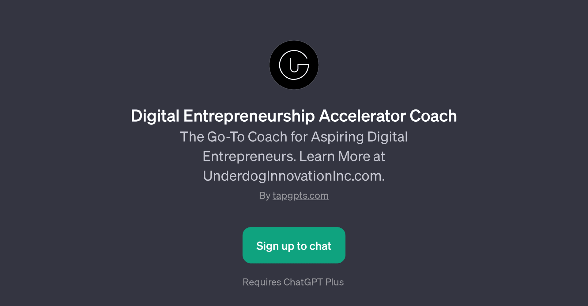 Digital Entrepreneurship Accelerator Coach