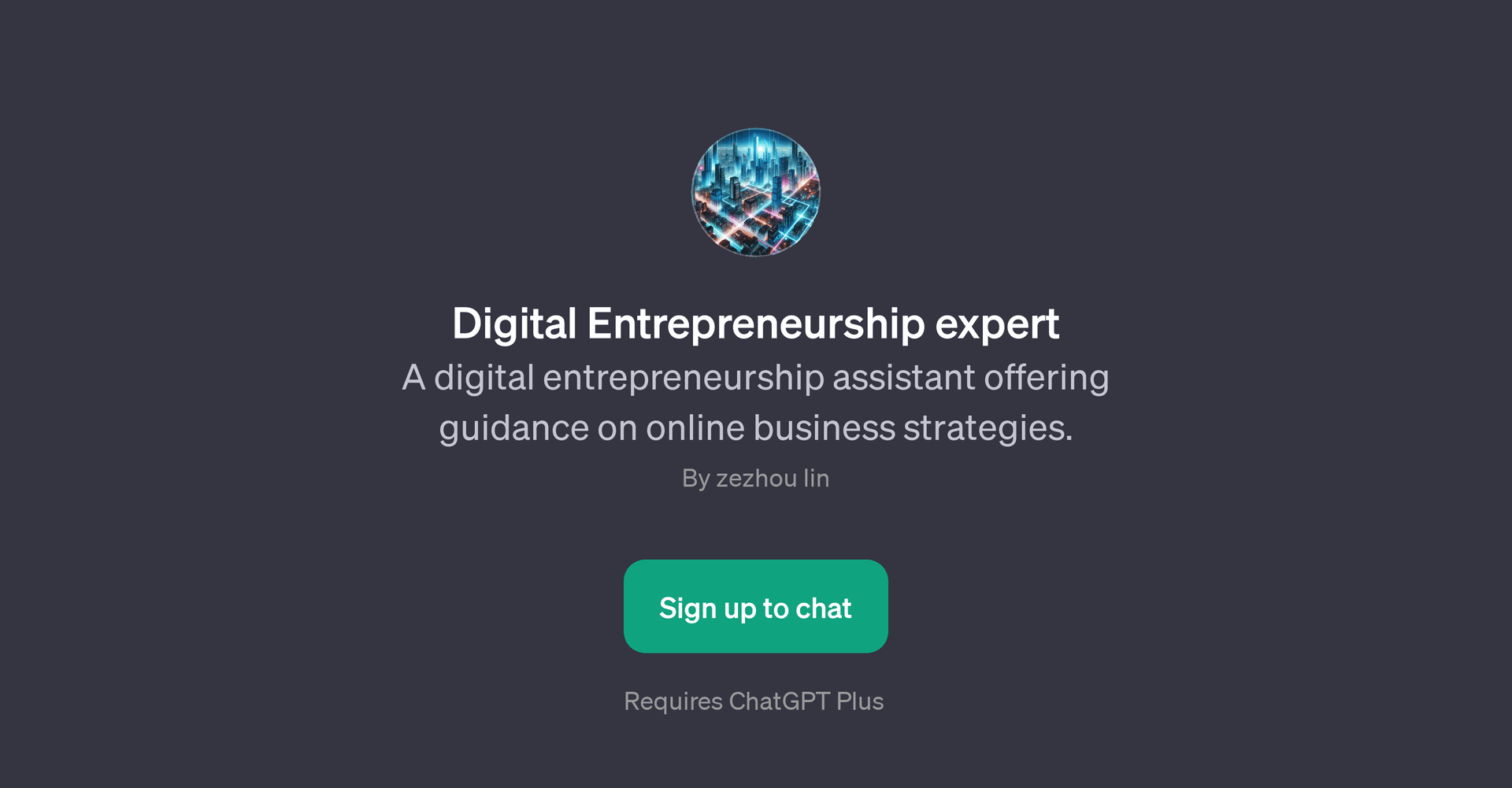 Digital Entrepreneurship Expert GPT