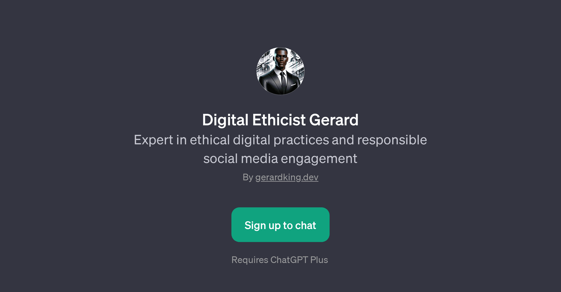 Digital Ethicist Gerard