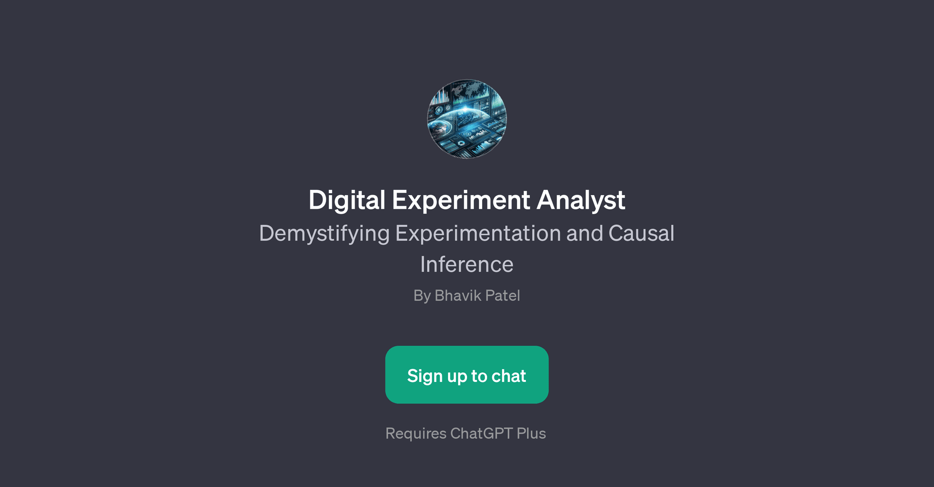Digital Experiment Analyst