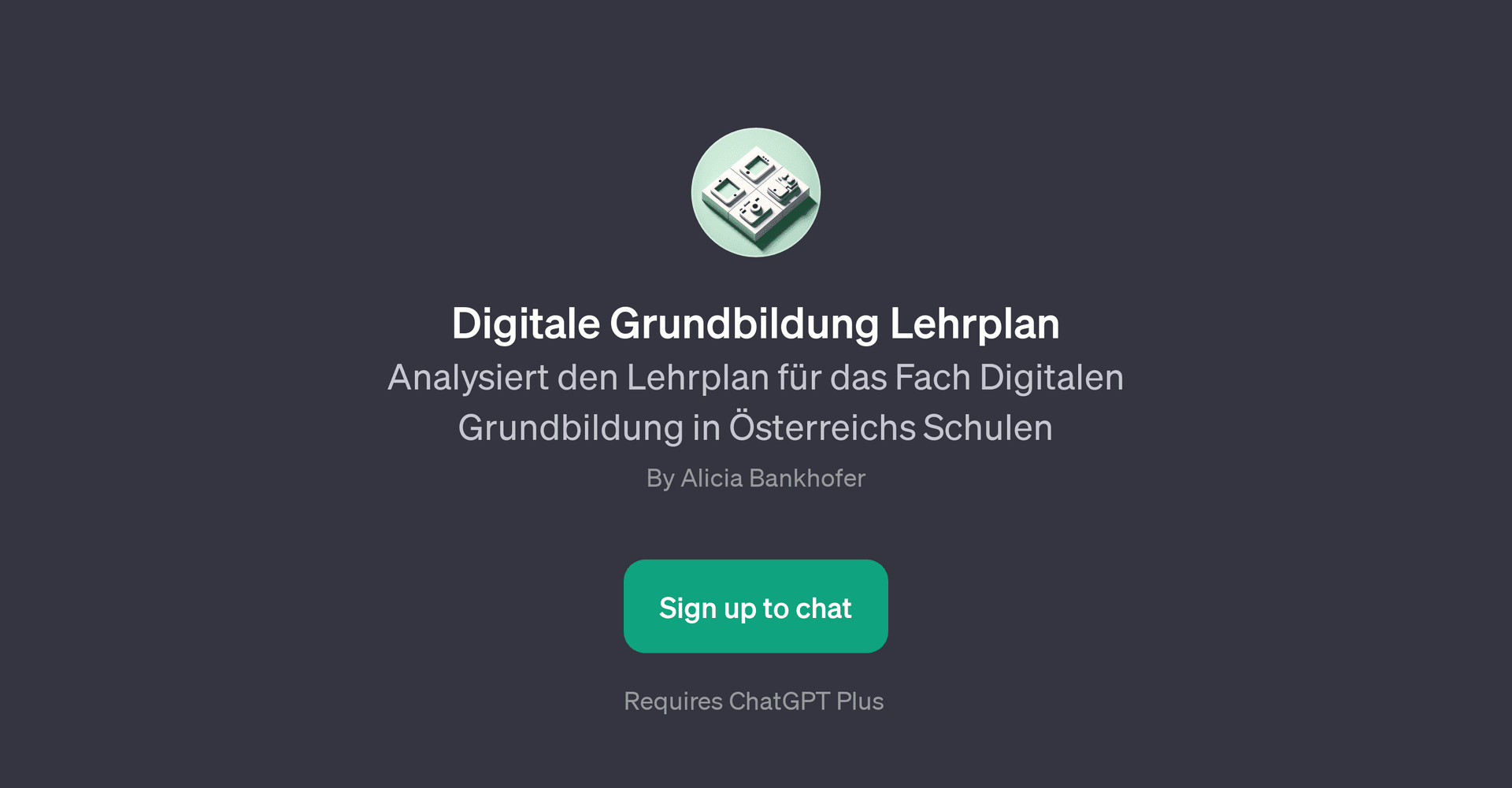 Digitale Grundbildung Lehrplan