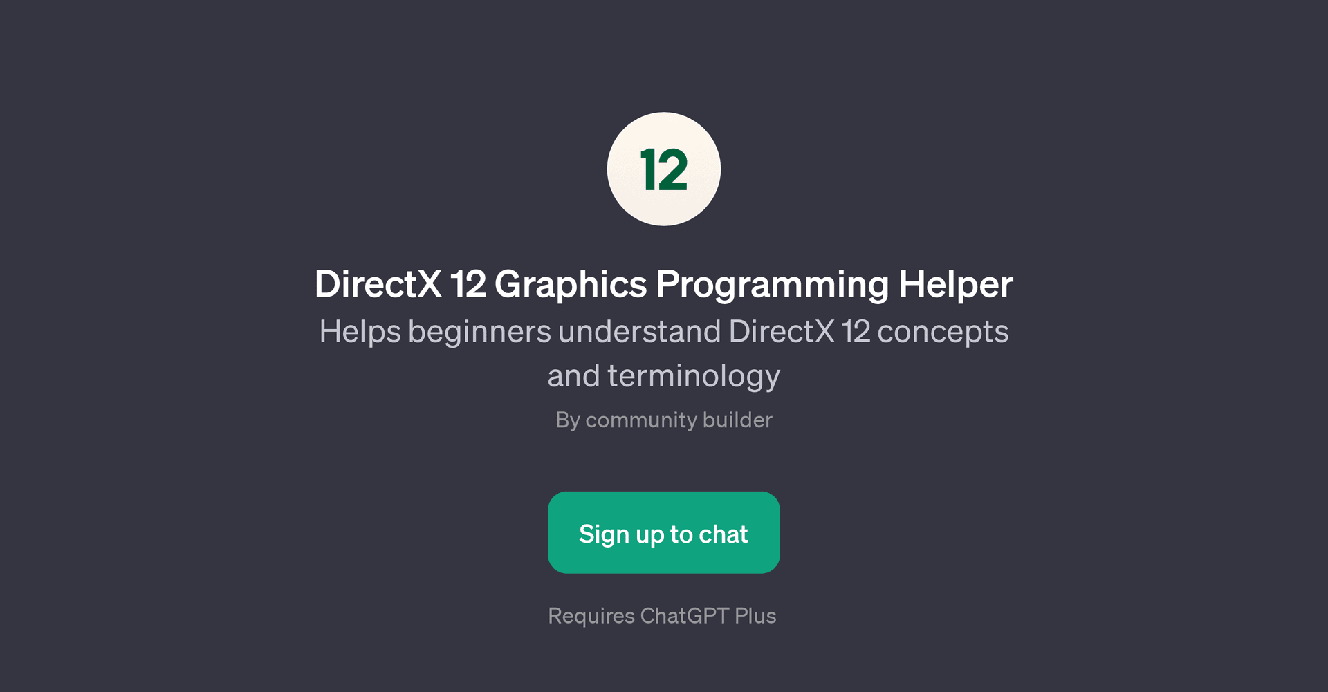 DirectX 12 Graphics Programming Helper