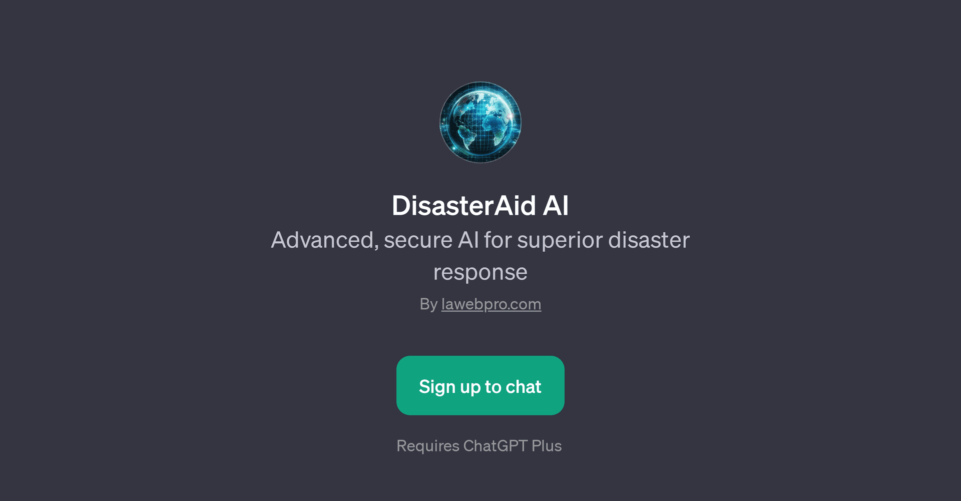 DisasterAid AI