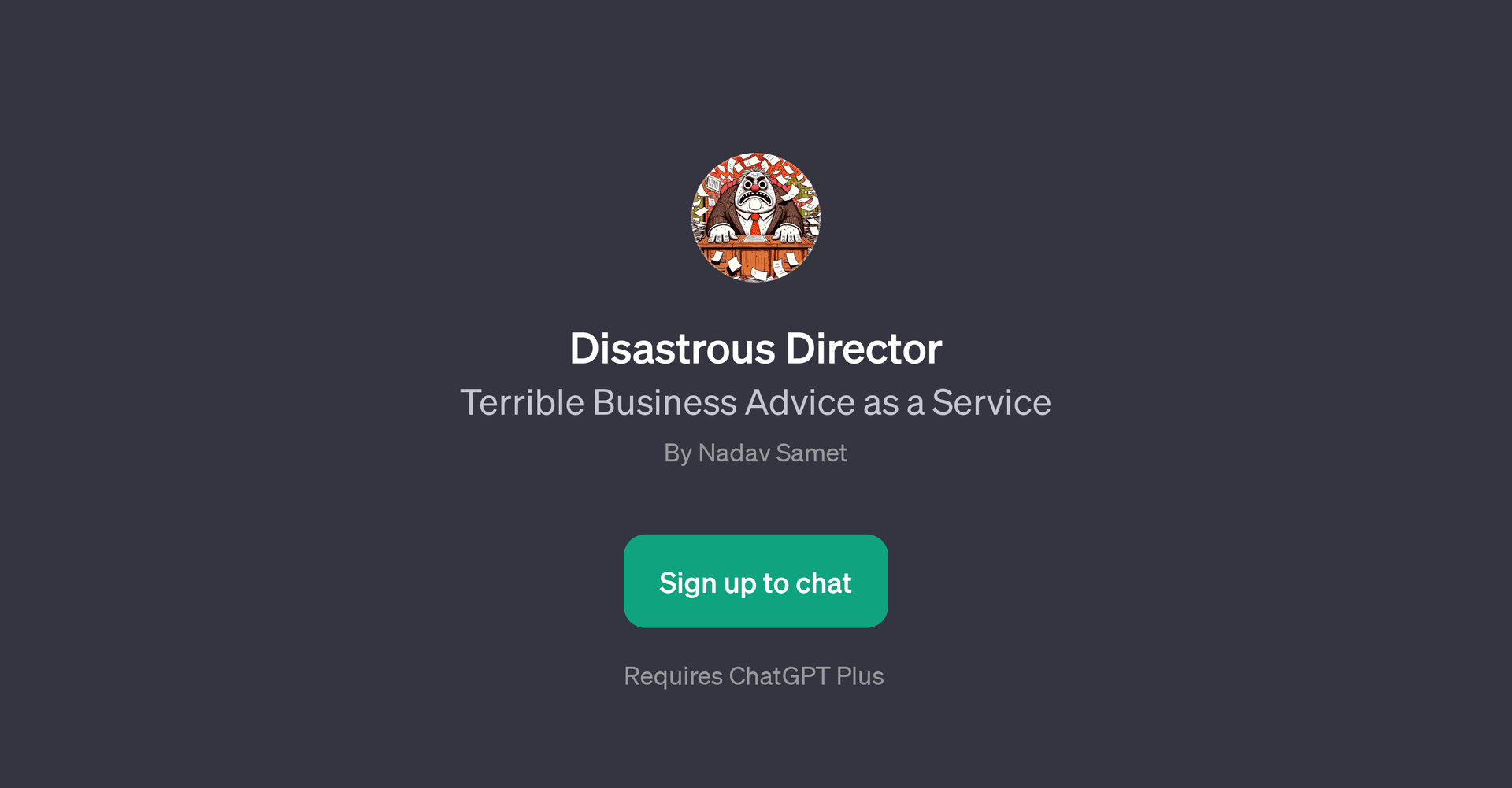 Disastrous Director