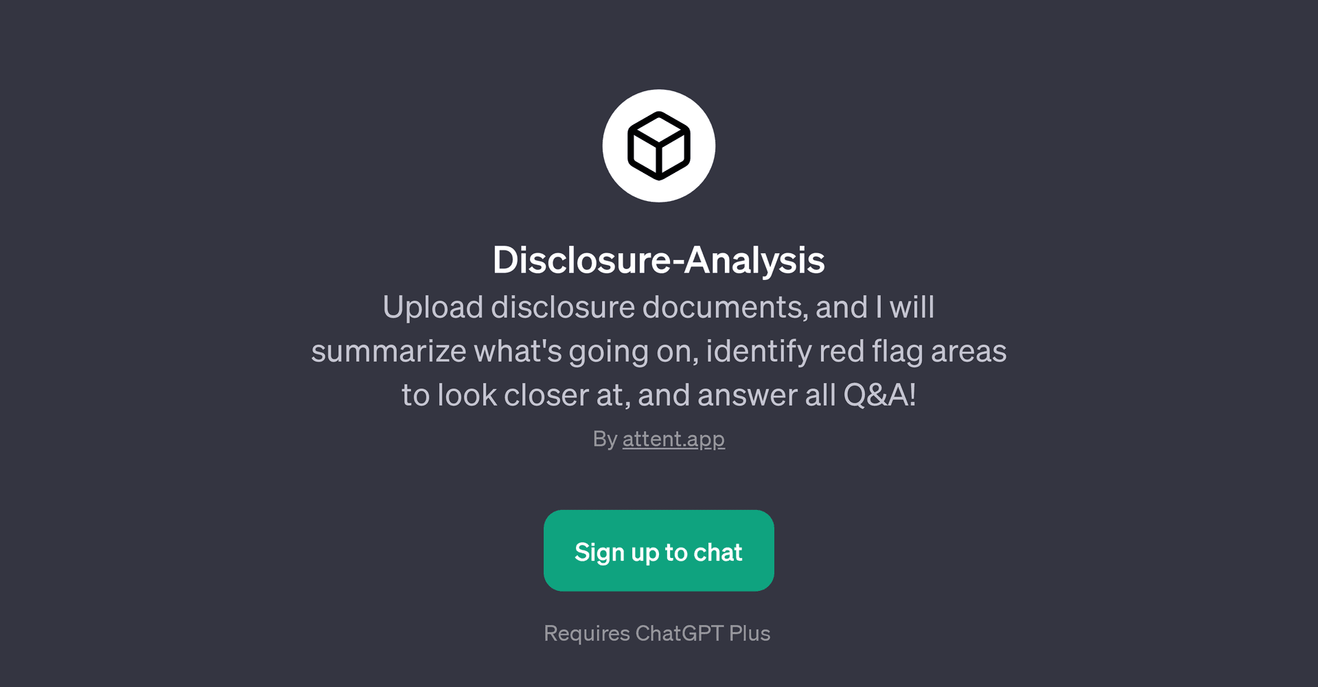 Disclosure-Analysis
