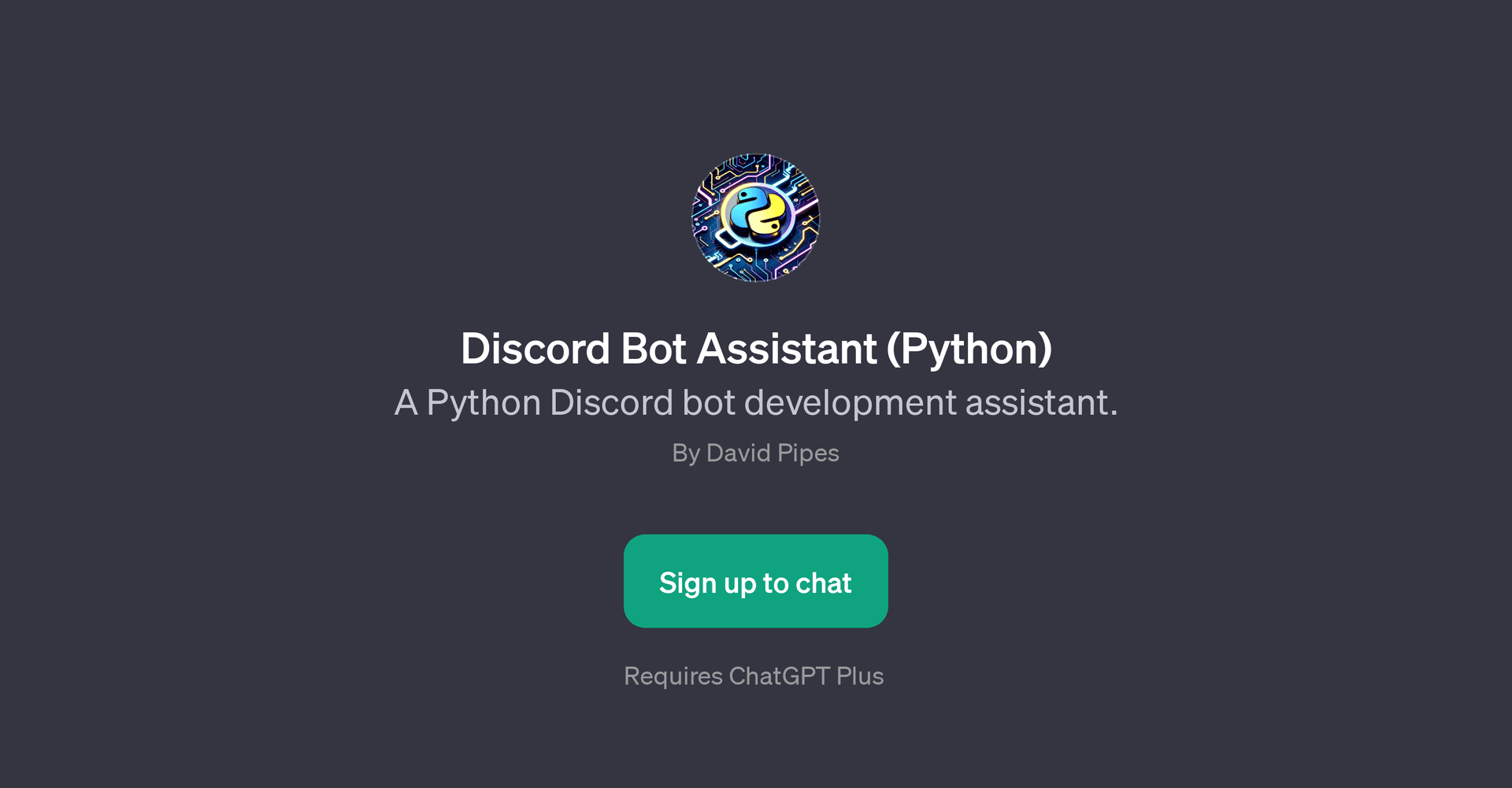 Discord Bot Assistant (Python)