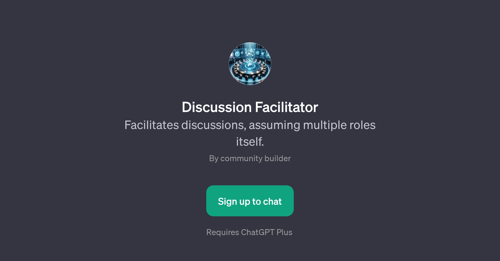 Discussion Facilitator